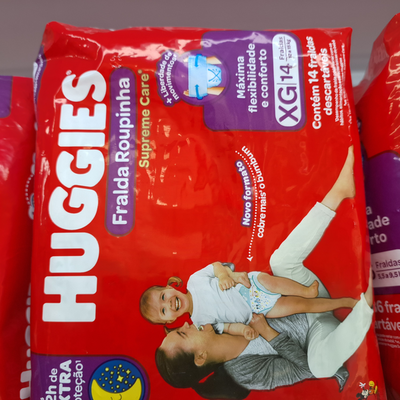 Fraldas Huggies RP SC XG 14unid